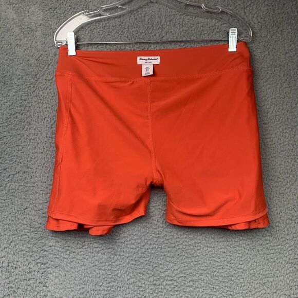 Tommy Bahama Skort Womens L Orange Golf Tennis Pickleball Casual Elastic Waist - Picture 7 of 8